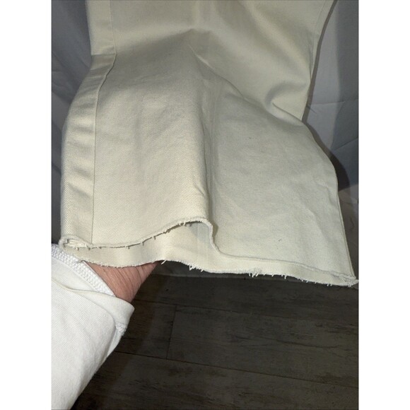 Lands End Men’s khaki Raw Hem Sz 42X29 - Picture 5 of 12